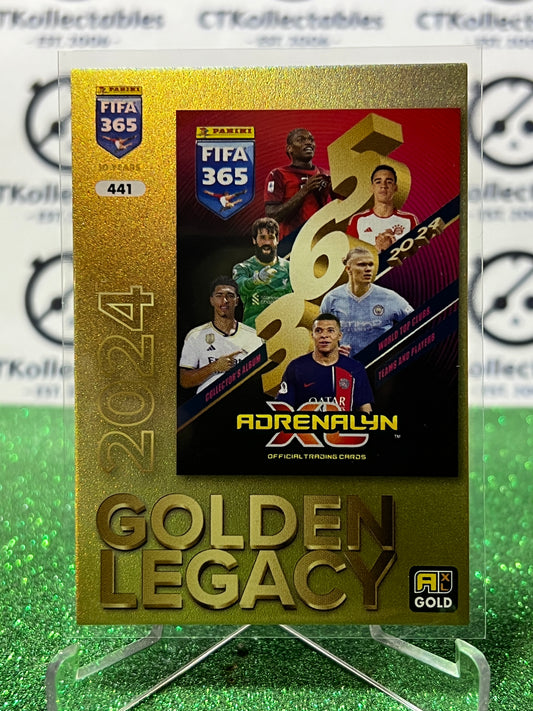 2025 PANINI ADRENALYN XL FIFA 365 # 441  GOLDEN LEGACY SOCCER CARD