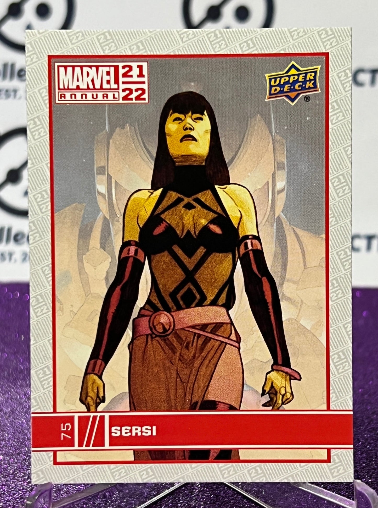 2021-22 MARVEL ANNUAL UPPER DECK SERSI # 75 NON-SPORT TRADING CARD