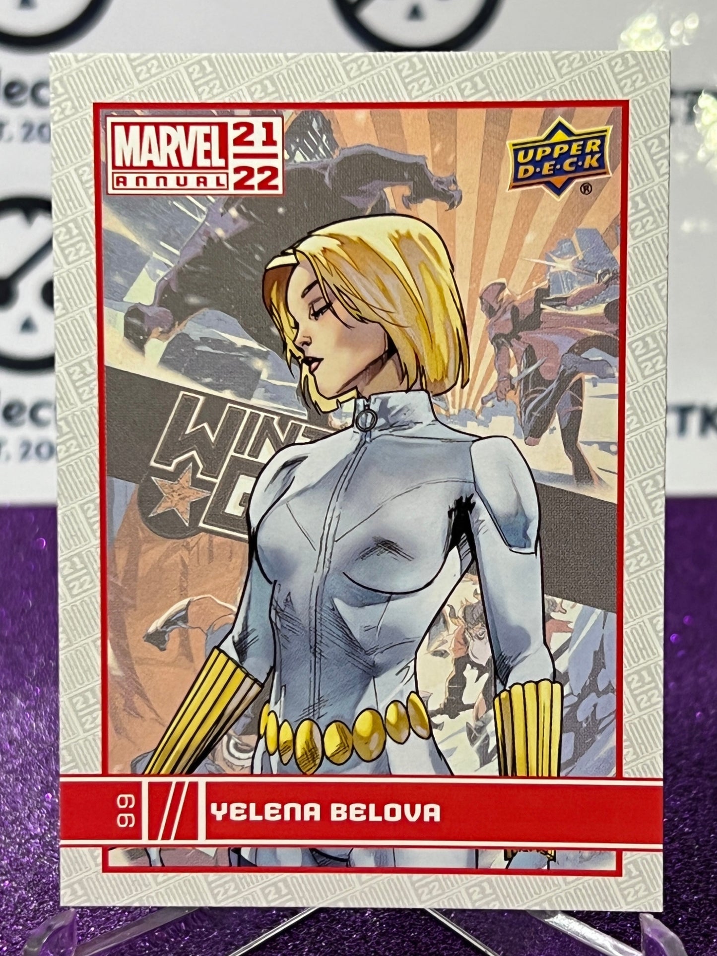 2021-22 MARVEL ANNUAL UPPER DECK VELENA BELOVA # 99 NON-SPORT TRADING CARD