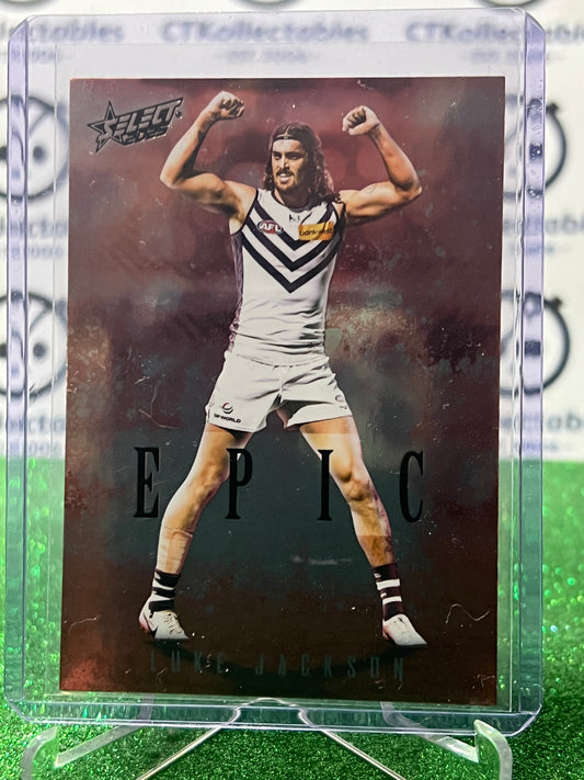 2025 AFL SELECT FOOTY STARS LUKE JACKSON # ER29 EPIC FREMANTLE DOCKERS CARD