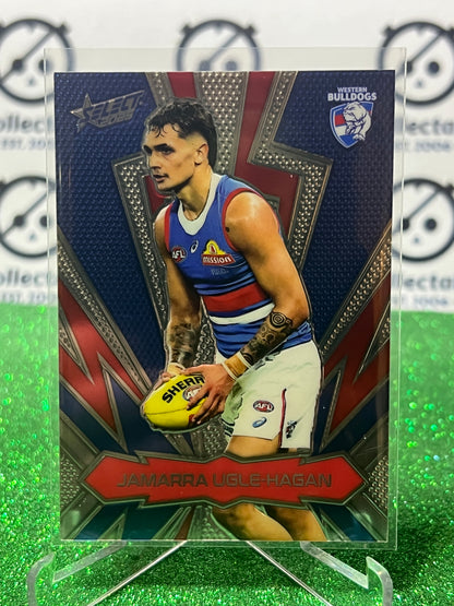 2025 AFL SELECT FOOTY STARS JAMARRA UGLE-HAGAN # LT213 LUMINOUS WESTERN BULLDOGS CARD