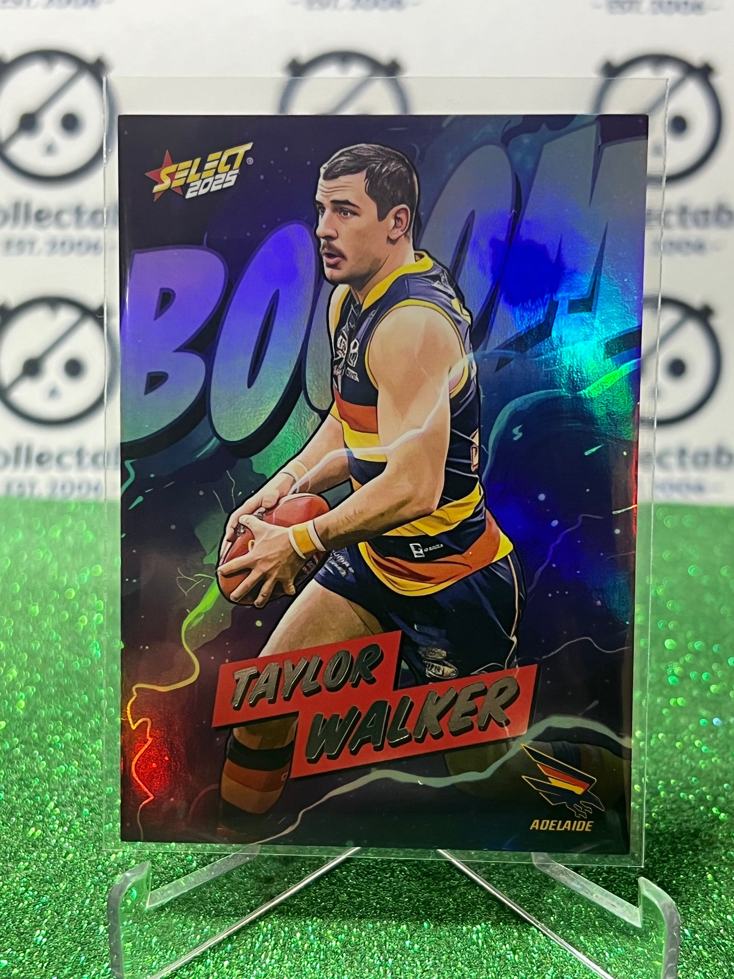 2025 AFL SELECT FOOTY STARS TAYLOR WALKER # BM12 BOOM /360 ADELAIDE CROWS CARD