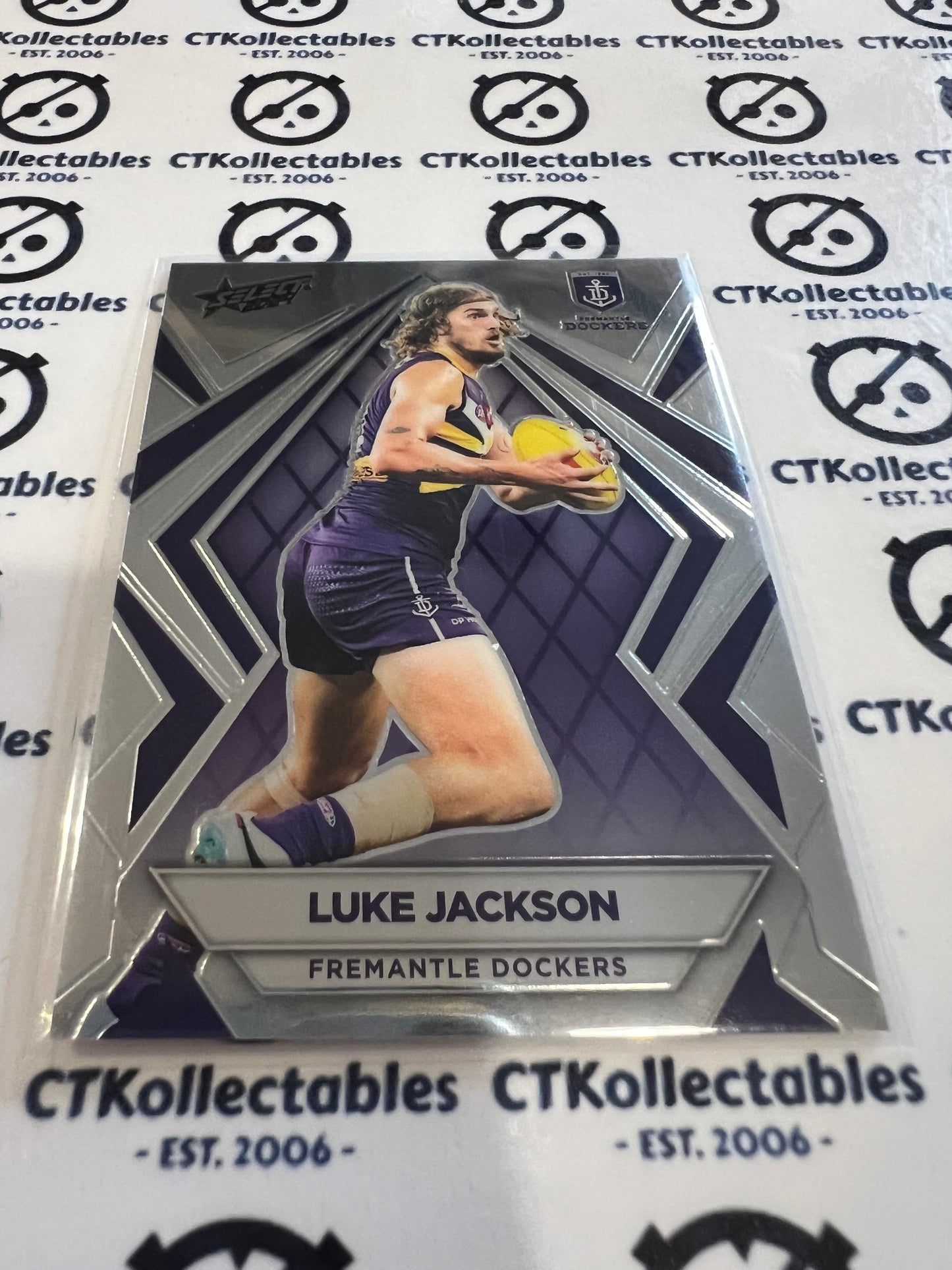 2024 AFL Footy Stars - Luminous Base #L55 Luke Jackson Freemantle