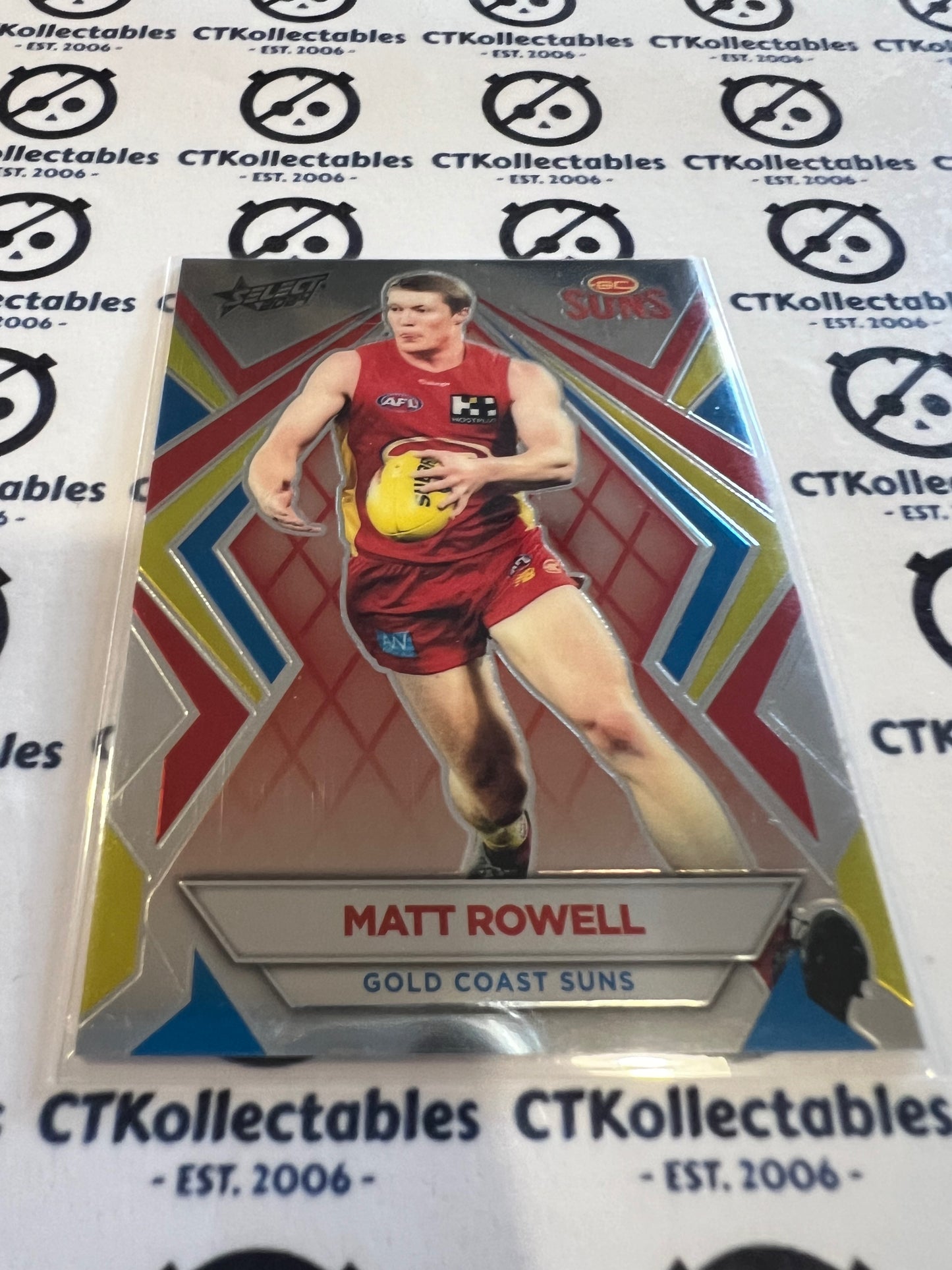 2024 AFL Footy Stars - Luminous Base #L89 Matt Rowell  Gold Coast