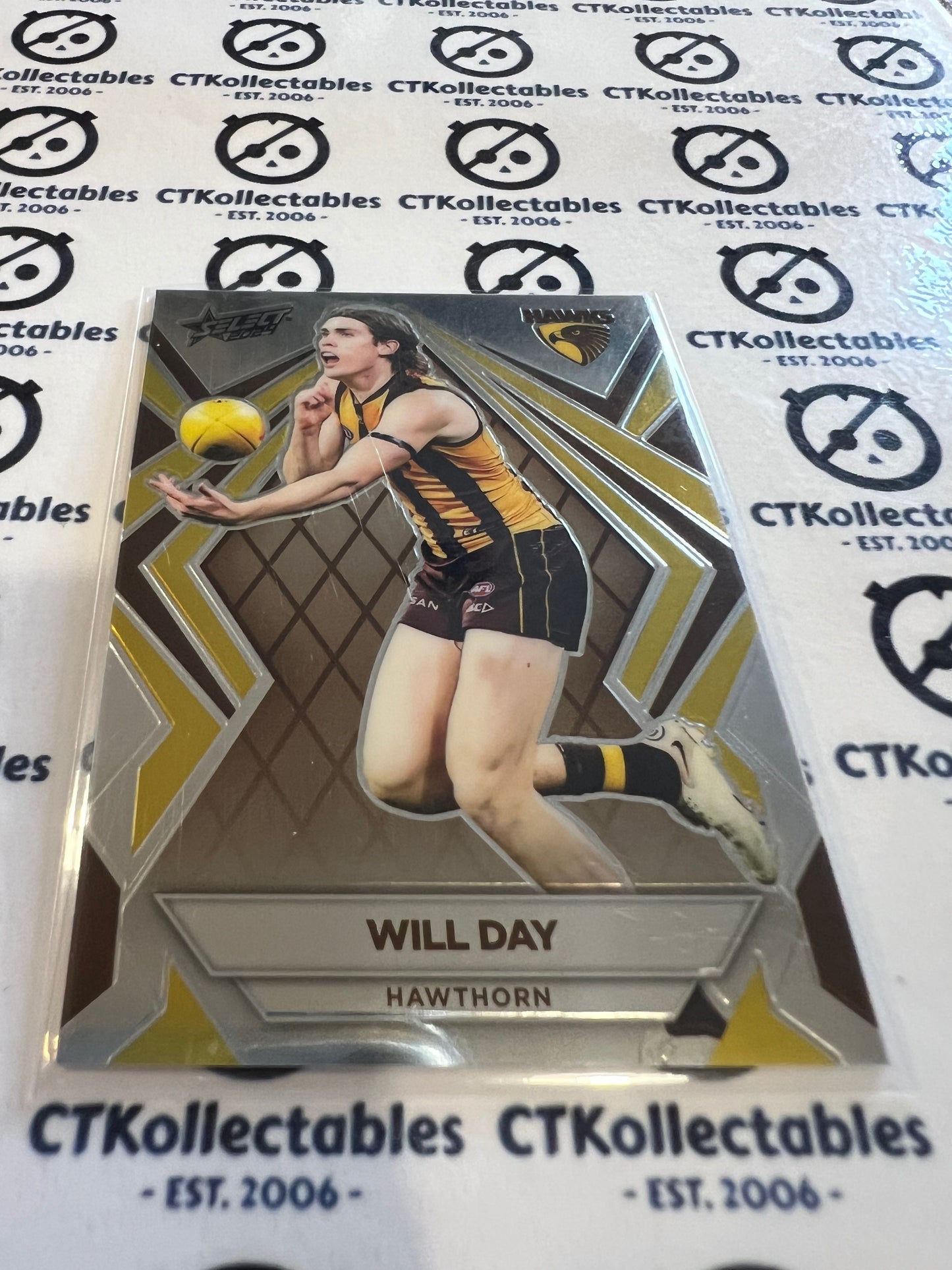 2024 AFL Footy Stars - Luminous Base #L93 Will Day Hawthorn