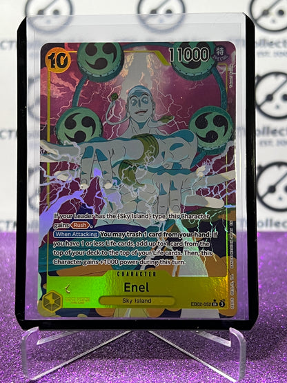 2025 ONE PIECE ANIME 25th COLLECTION ENEL # EB02-052 SR* TCG  FOIL CARD