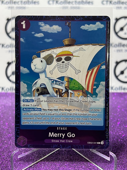 2025 ONE PIECE ANIME 25th COLLECTION MERRY GO # EB02-041 R TCG  FOIL CARD