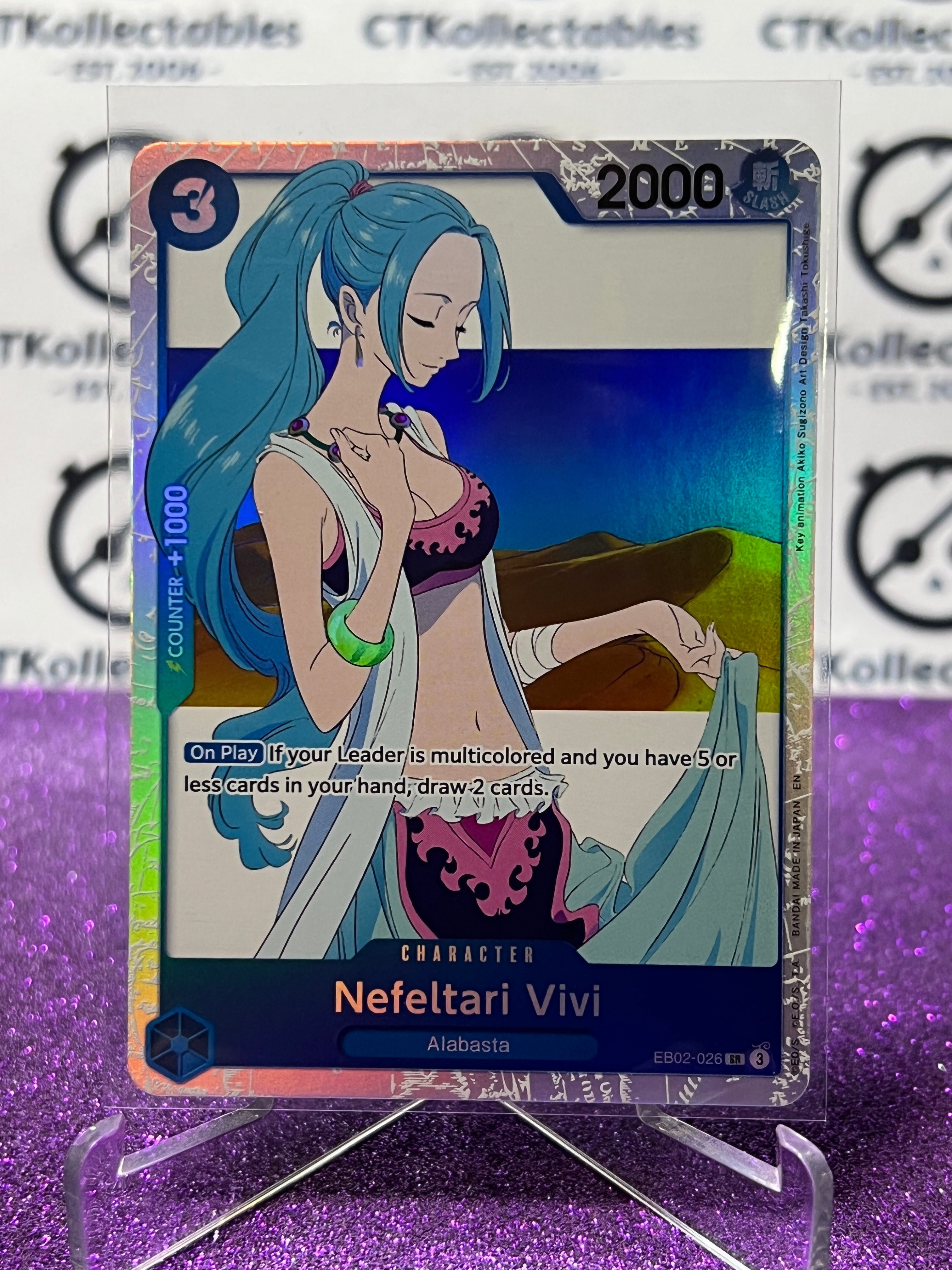 ワンピース カードゲーム 2025 ONE PIECE VIVI #026 GEM MT 10 ONE PIECE CARD GAME/[EB-02] Anime 25th collection]Vivi