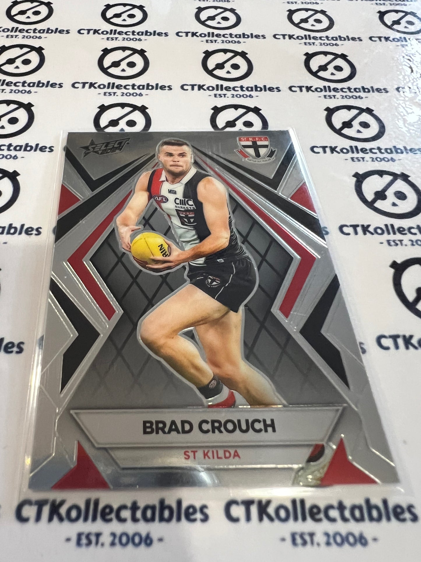 2024 AFL Footy Stars - Luminous Base #L141 Brad Crouch St Kilda