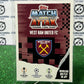 2023 TOPPS MATCH ATTAX WEST HAM UNITED # 100 TEAM LOGO FOIL FOOTBALL SOCCER CARD