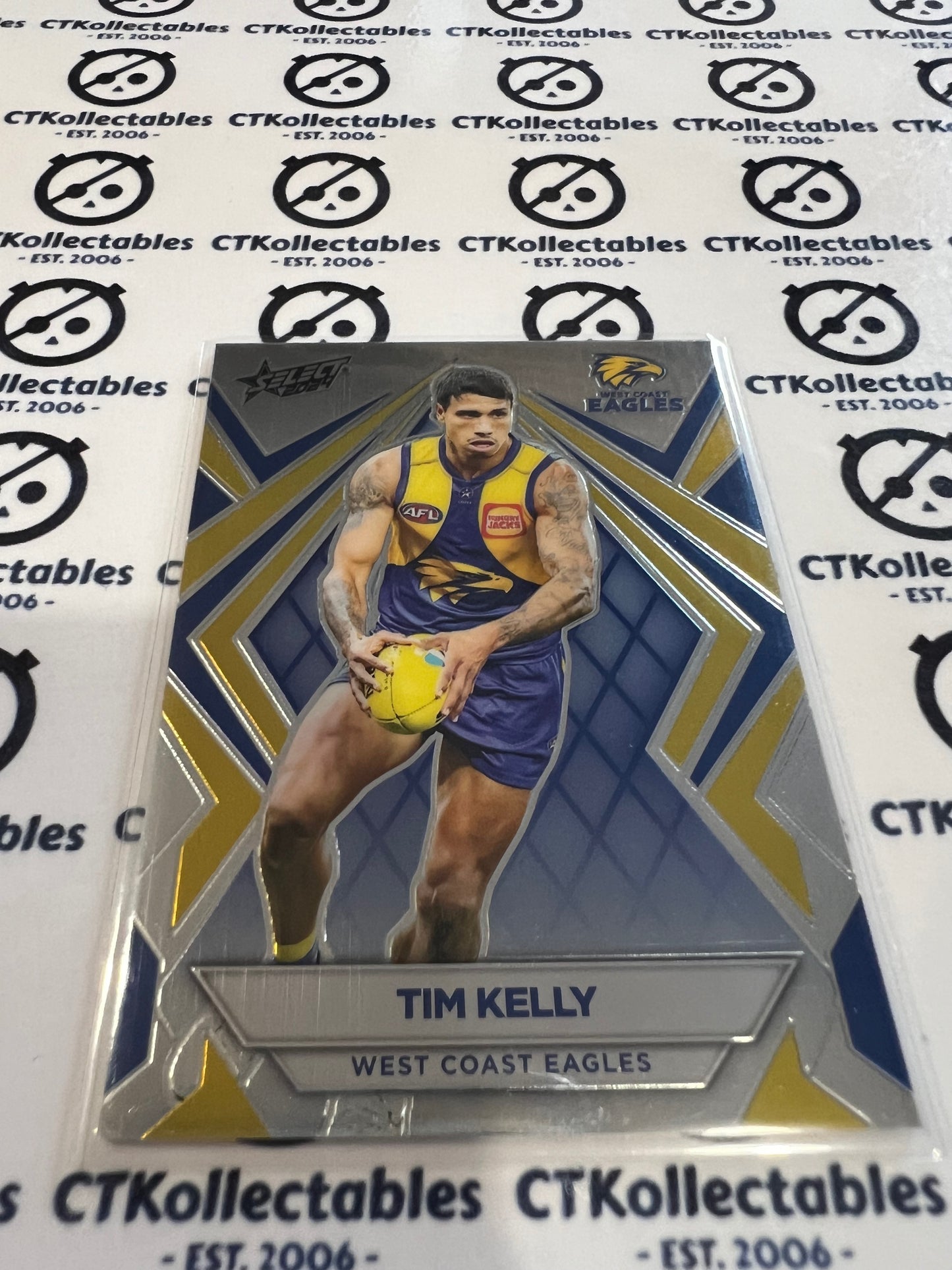 2024 AFL Footy Stars - Luminous Base #L166 Tim Kelly West Coast