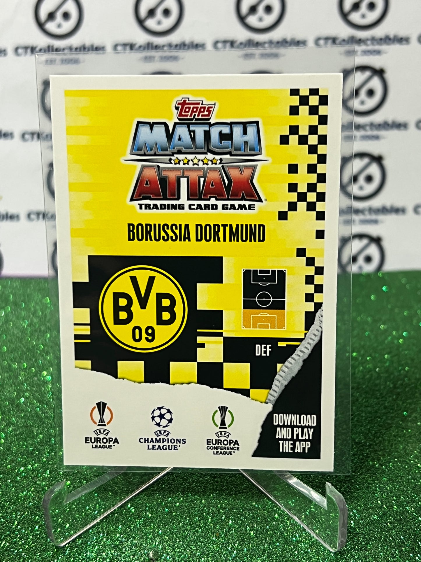 2023 TOPPS MATCH ATTAX MATS HUMMELS # 212 CRYSTAL FOOTBALL SOCCER CARD