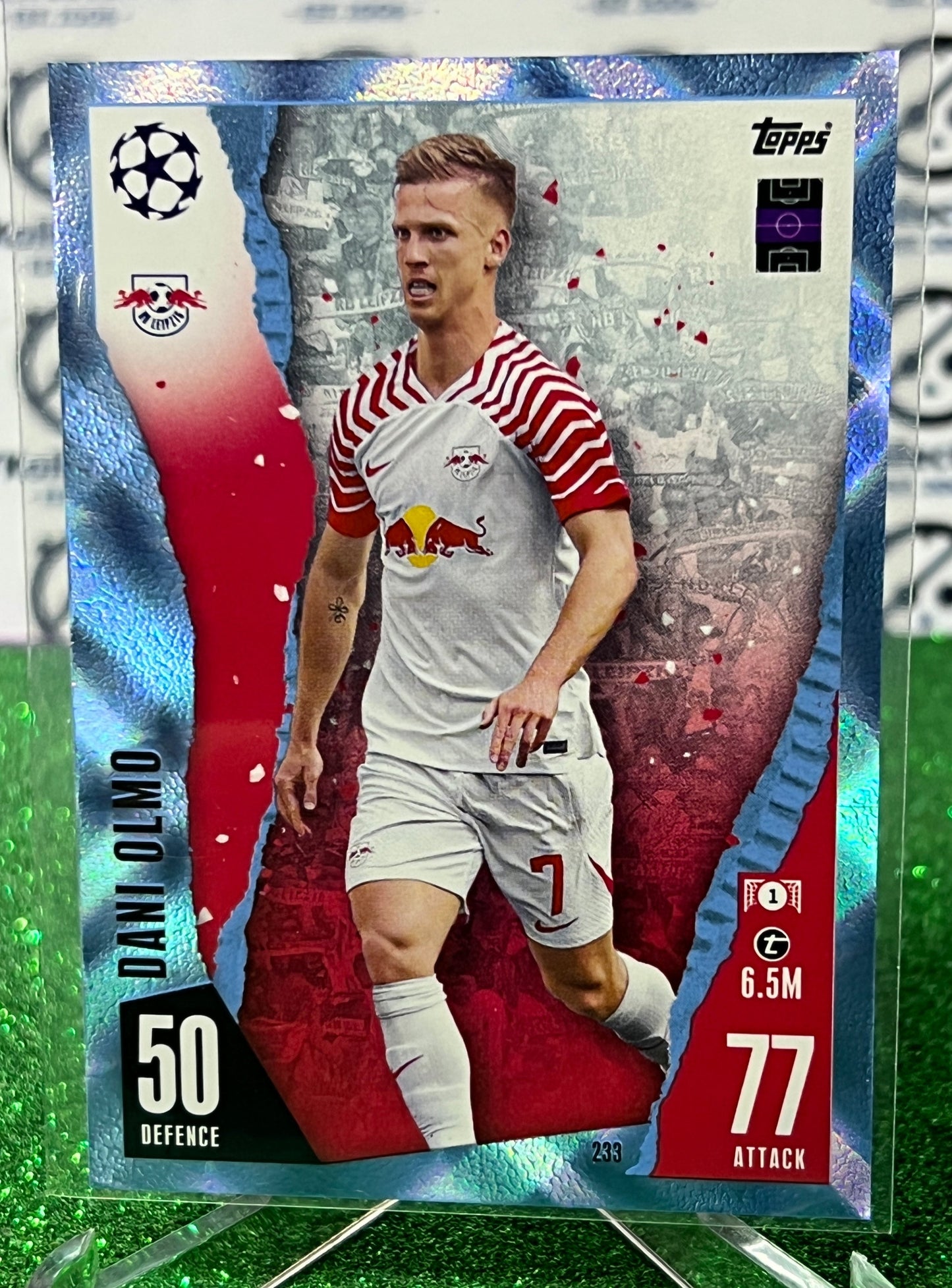 2023 TOPPS MATCH ATTAX DANI OLMO # 233 CRYSTAL FOOTBALL SOCCER CARD