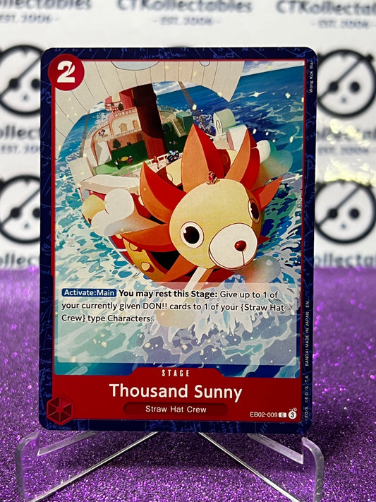 2025 ONE PIECE ANIME 25th COLLECTION THOUSAND SUNNY # EB02-009 C TCG  NON-FOIL CARD
