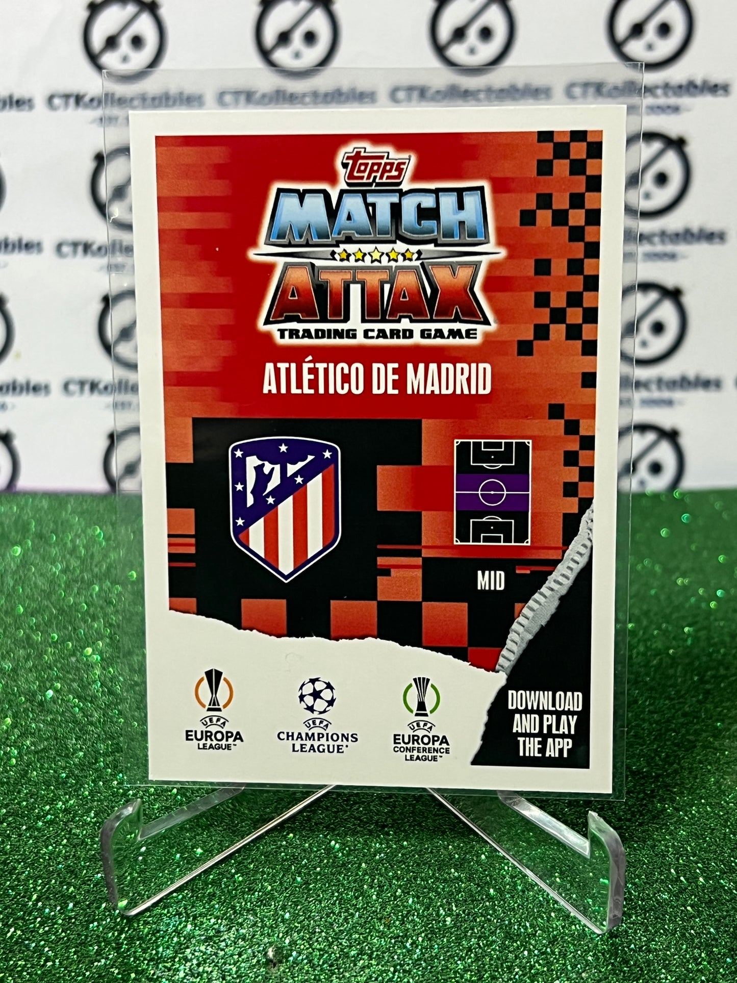 2023 TOPPS MATCH ATTAX KOKE # 162 CAPTAIN BASE FOIL FOOTBALL SOCCER CARD