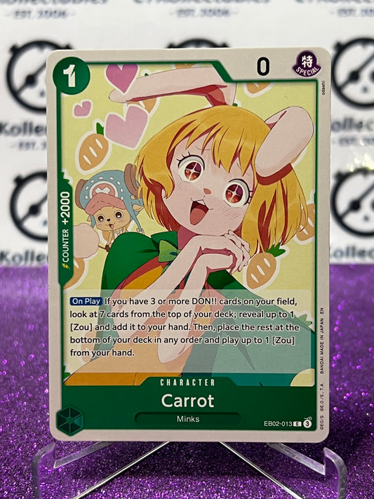 2025 ONE PIECE ANIME 25th COLLECTION CARROT # EB02-013 C TCG  NON-FOIL CARD