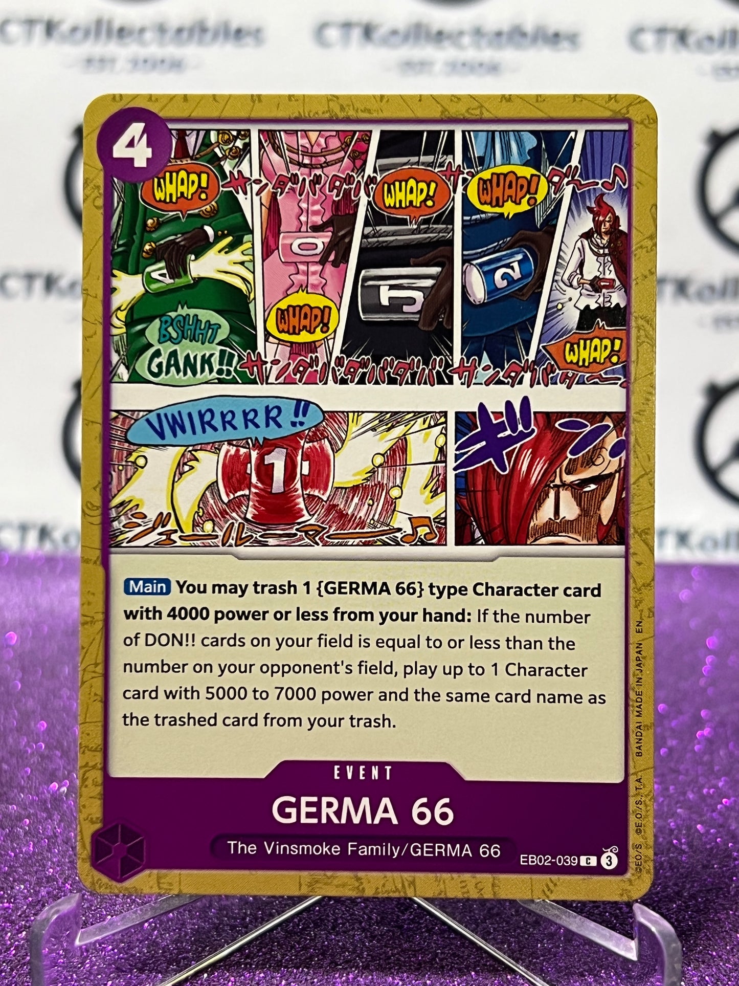 2025 ONE PIECE ANIME 25th COLLECTION GERMA 66 # EB02-039 C TCG  NON-FOIL CARD