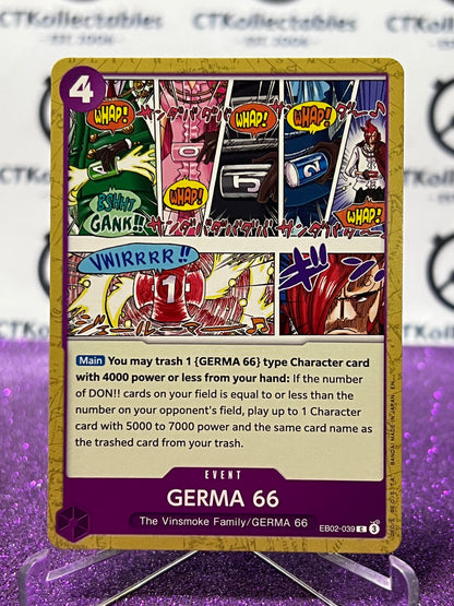 2025 ONE PIECE ANIME 25th COLLECTION GERMA 66 # EB02-039 C TCG  NON-FOIL CARD