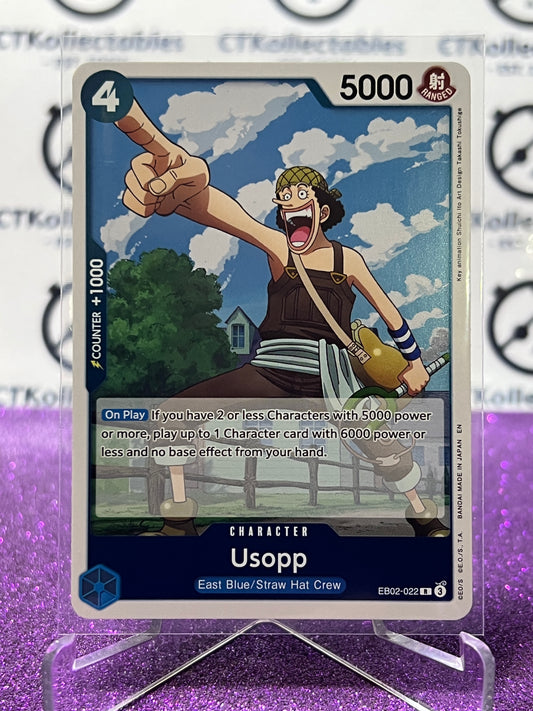 2025 ONE PIECE ANIME 25th COLLECTION USOPP # EB02-022 R TCG  FOIL CARD