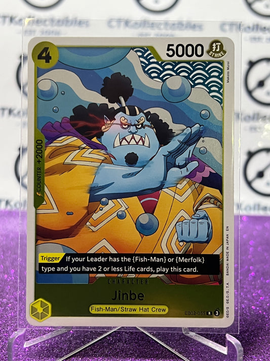 2025 ONE PIECE ANIME 25th COLLECTION JINBE # EB02-055 R TCG  FOIL CARD