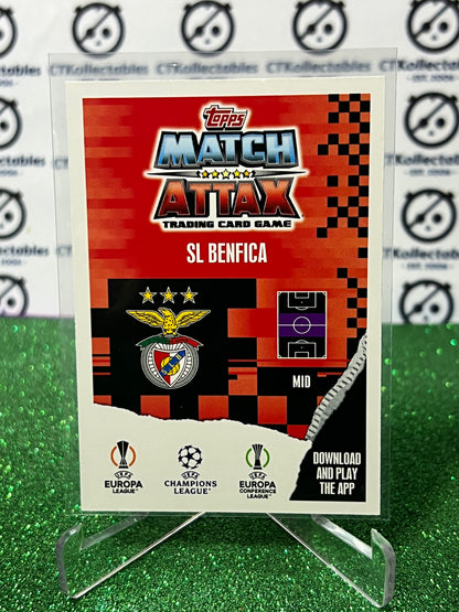 2023 TOPPS MATCH ATTAX RAFA SILVA # 469 HERITAGE  FOIL FOOTBALL SOCCER CARD