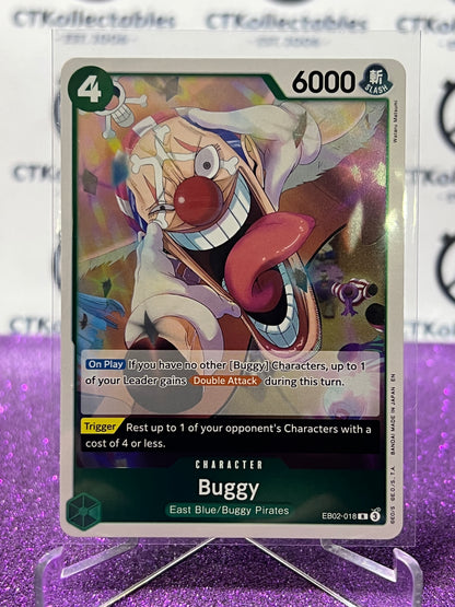 2025 ONE PIECE ANIME 25th COLLECTION BUGGY # EB02-018 R TCG  FOIL CARD