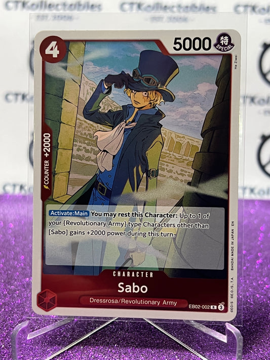 2025 ONE PIECE ANIME 25th COLLECTION SABO # EB02-002 R TCG  FOIL CARD