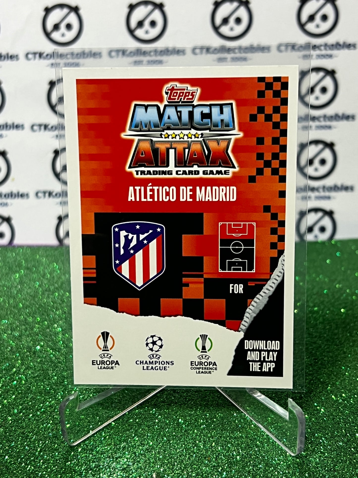 2023 TOPPS MATCH ATTAX ANTOINE GRIEZMANN # 168 PLAYMAKER FOIL FOOTBALL SOCCER CARD