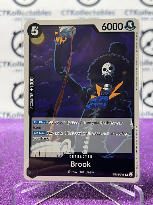 2025 ONE PIECE ANIME 25th COLLECTION BROOK # EB02-048 R TCG  FOIL CARD