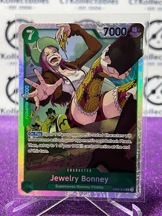 2025 ONE PIECE ANIME 25th COLLECTION JEWELRY BONNEY # EB02-015 SR TCG  FOIL CARD