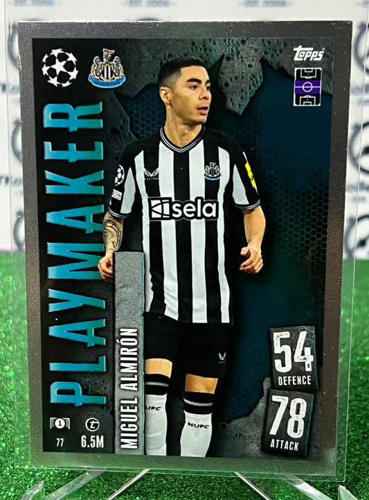 2023 TOPPS MATCH ATTAX MIGUEL ALMIRON # 77 PLAYMAKER FOIL FOOTBALL SOCCER CARD