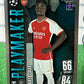 2023 TOPPS MATCH ATTAX BUKAYO SAKA # 41 PLAYMAKER FOIL FOOTBALL SOCCER CARD