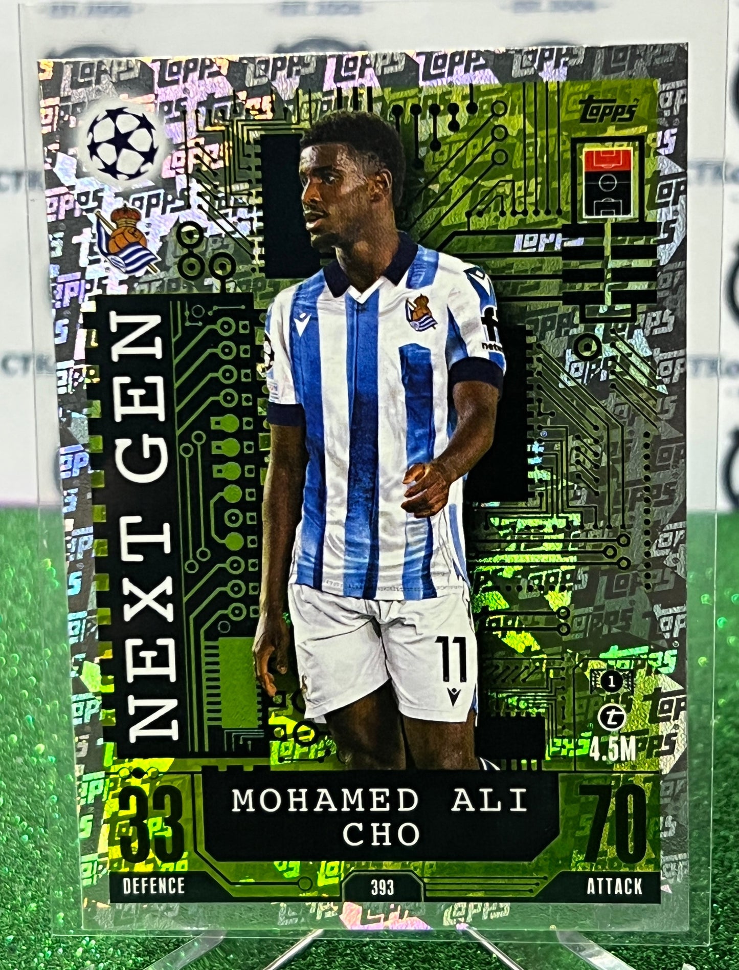 2023 TOPPS MATCH ATTAX MOHAMED ALI CHO # 393 NEXT GEN FOIL FOOTBALL SOCCER CARD