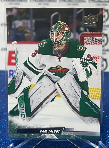 2022-23 UPPER DECK CAM TALBOT # 91 GOALTENDER  MINNESOTA WILD  HOCKEY CARD