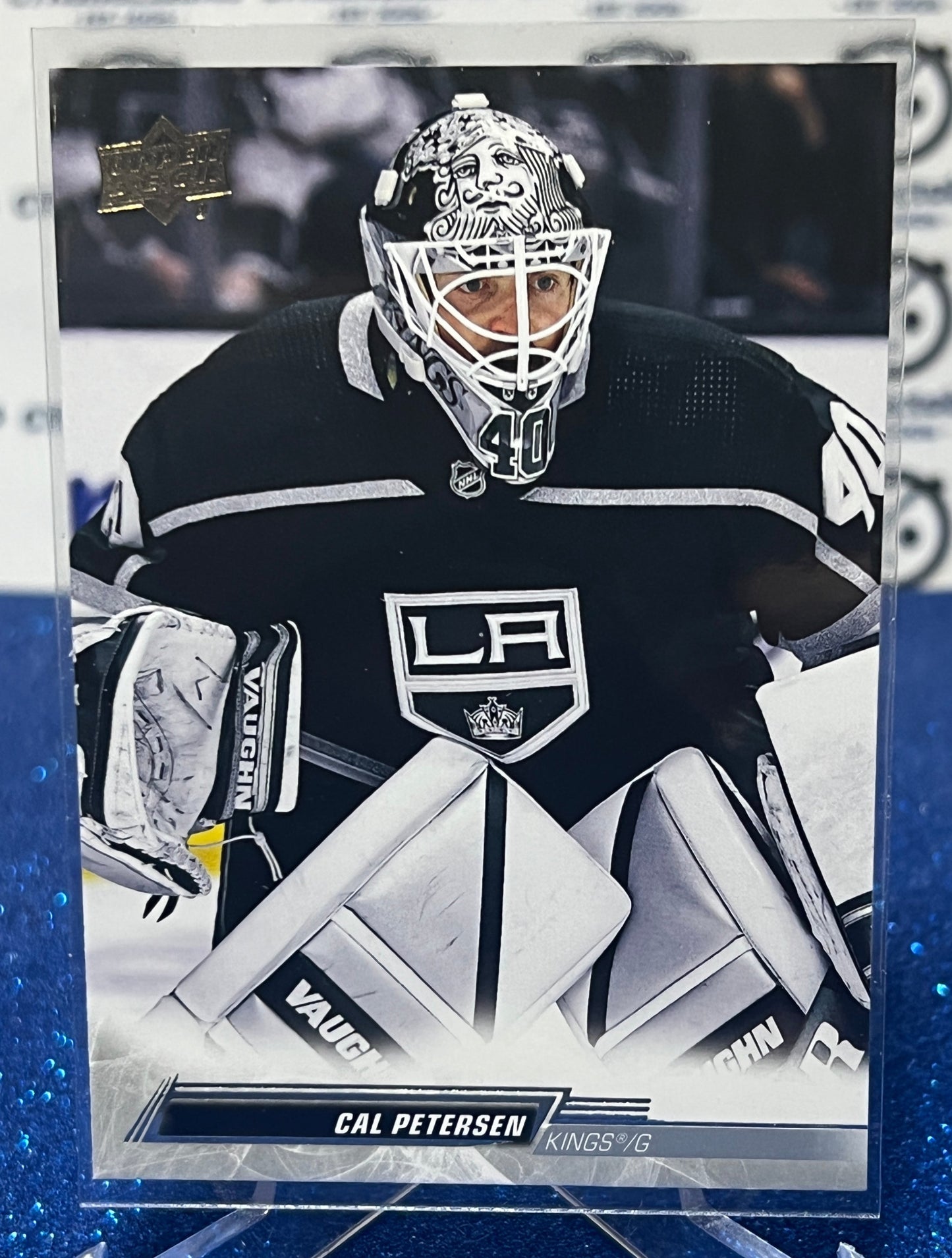 2022-23 UPPER DECK CAL PETERSEN # 85 GOALTENDER L A KINGS HOCKEY CARD