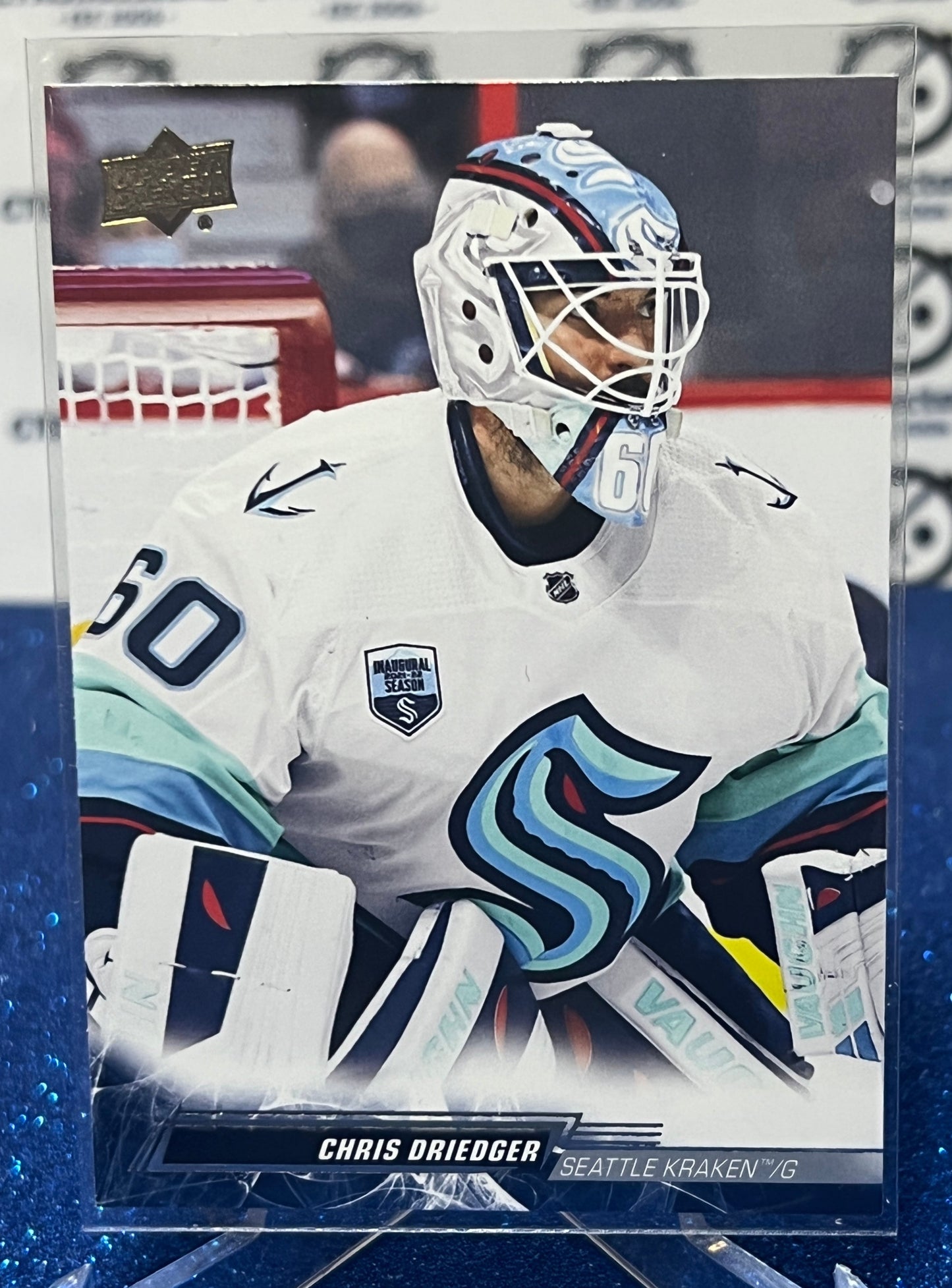 2022-23 UPPER DECK CHRIS DRIEDGER # 149 GOALTENDER SEATTLE KRAKEN HOCKEY CARD