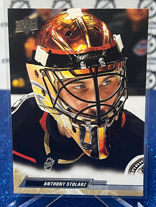 2022-23 UPPER DECK ANTHONY STOLARZ # 6 GOALTENDER ANAHEIM DUCKS HOCKEY CARD