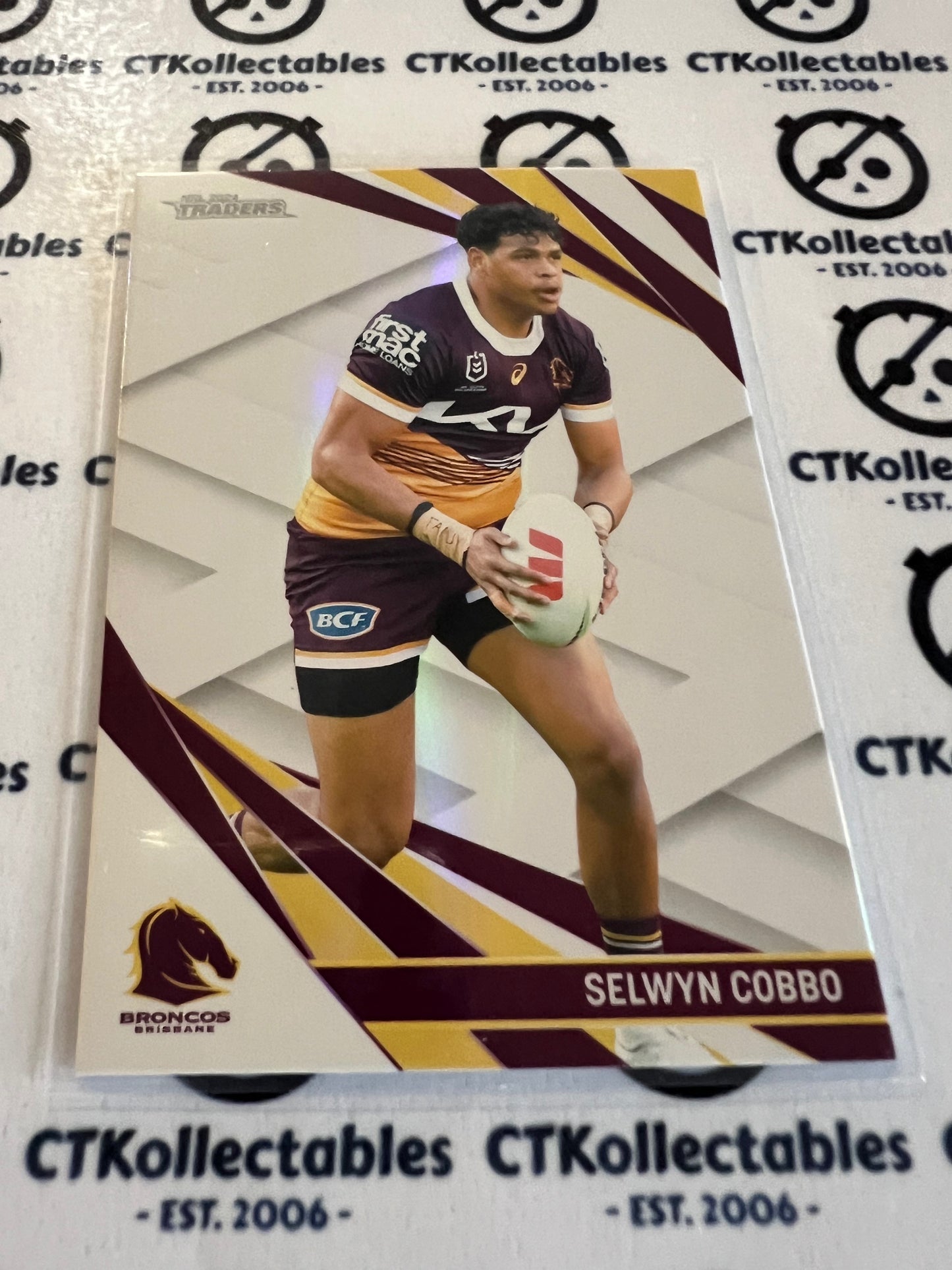 2024 NRL Traders Pearl special Parallel -PS-004 Selwyn Cobbo Broncos