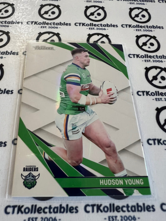 2024 NRL Traders Pearl special Parallel -PS-018 Hudson Young Canberra Raiders