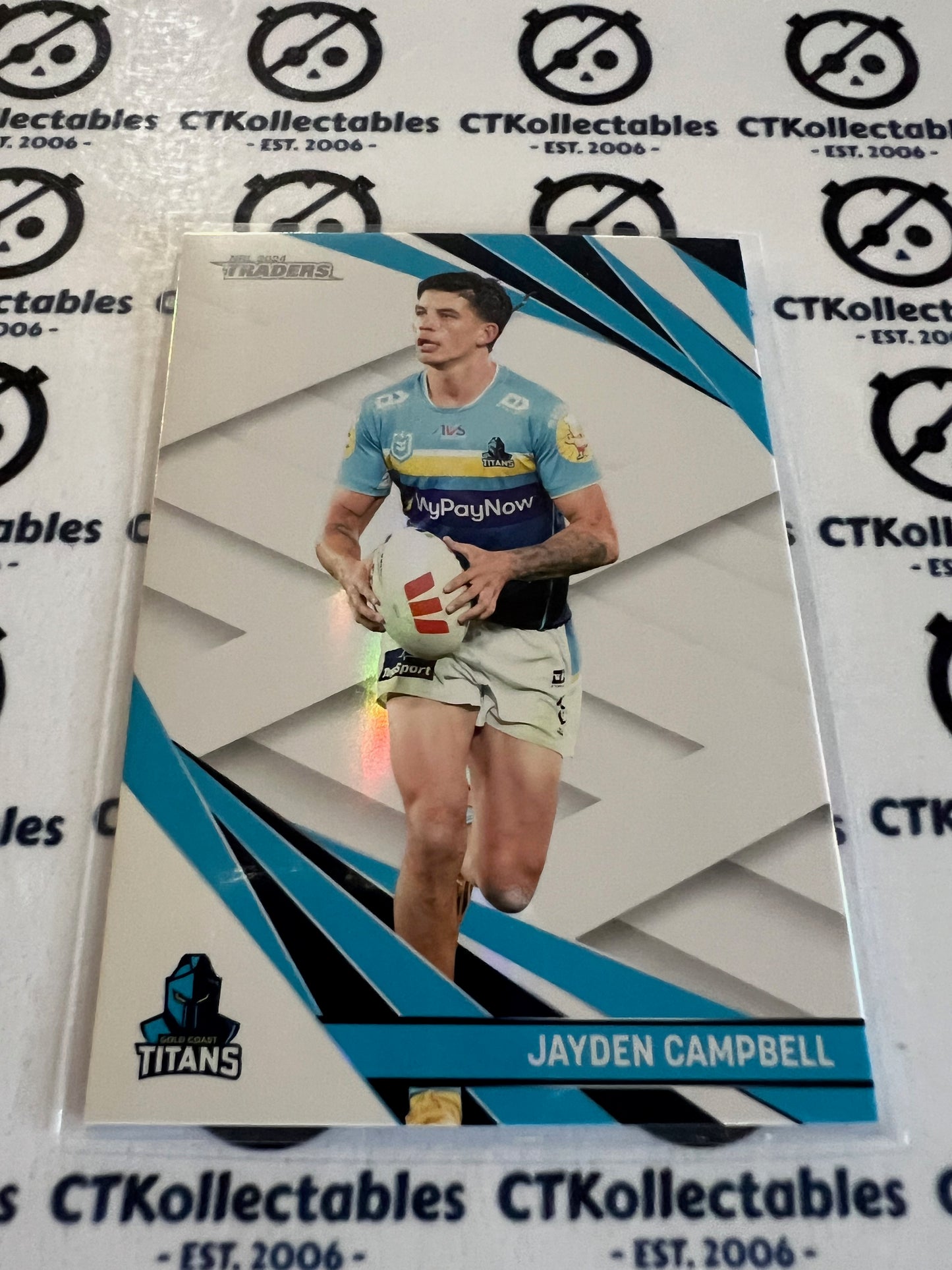 2024 NRL Traders Pearl special Parallel -PS-048 Jayden Campbell  Titans