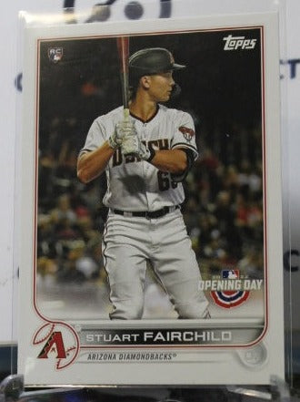 2022 TOPPS BASEBALL STUART FAIRCHILD # 125 OPENING DAY ARIZONA DIAMONDBACKS