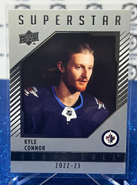 2022-23 UPPER DECK KYLE CONNOR # HR-13 HONOR ROLL WINNIPEG JETS  HOCKEY CARD