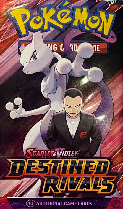 2025 SCARLET & VIOLET DESTINED RIVALS TEAM ROCKET'S SPIDOPS # 187/182 RARE FOIL POKEMON CARD