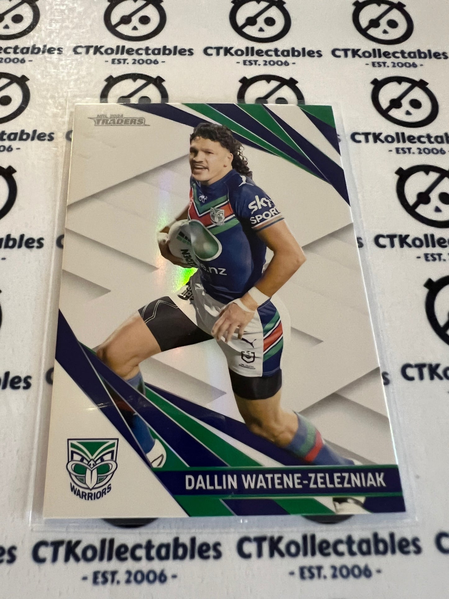 2024 NRL Traders Pearl special Parallel -PS 144 Dallin Watene-Zelezniak Warriors