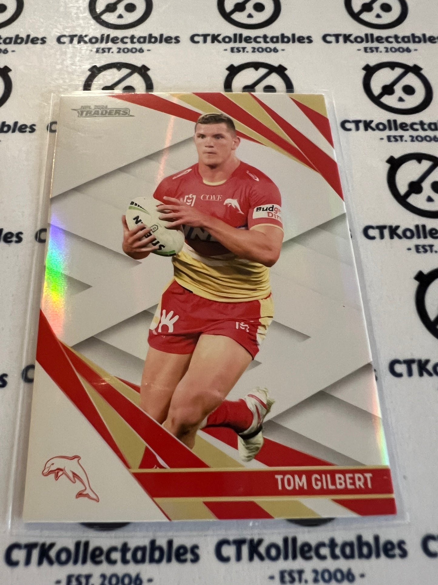2024 NRL Traders Pearl special Parallel -PS 039 Tom Gilbert Dolphins
