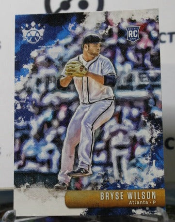 2019 PANINI DIAMOND KINGS BASEBALL BRYSE WILSON # 96 ROOKIE ATLANTA BRAVES