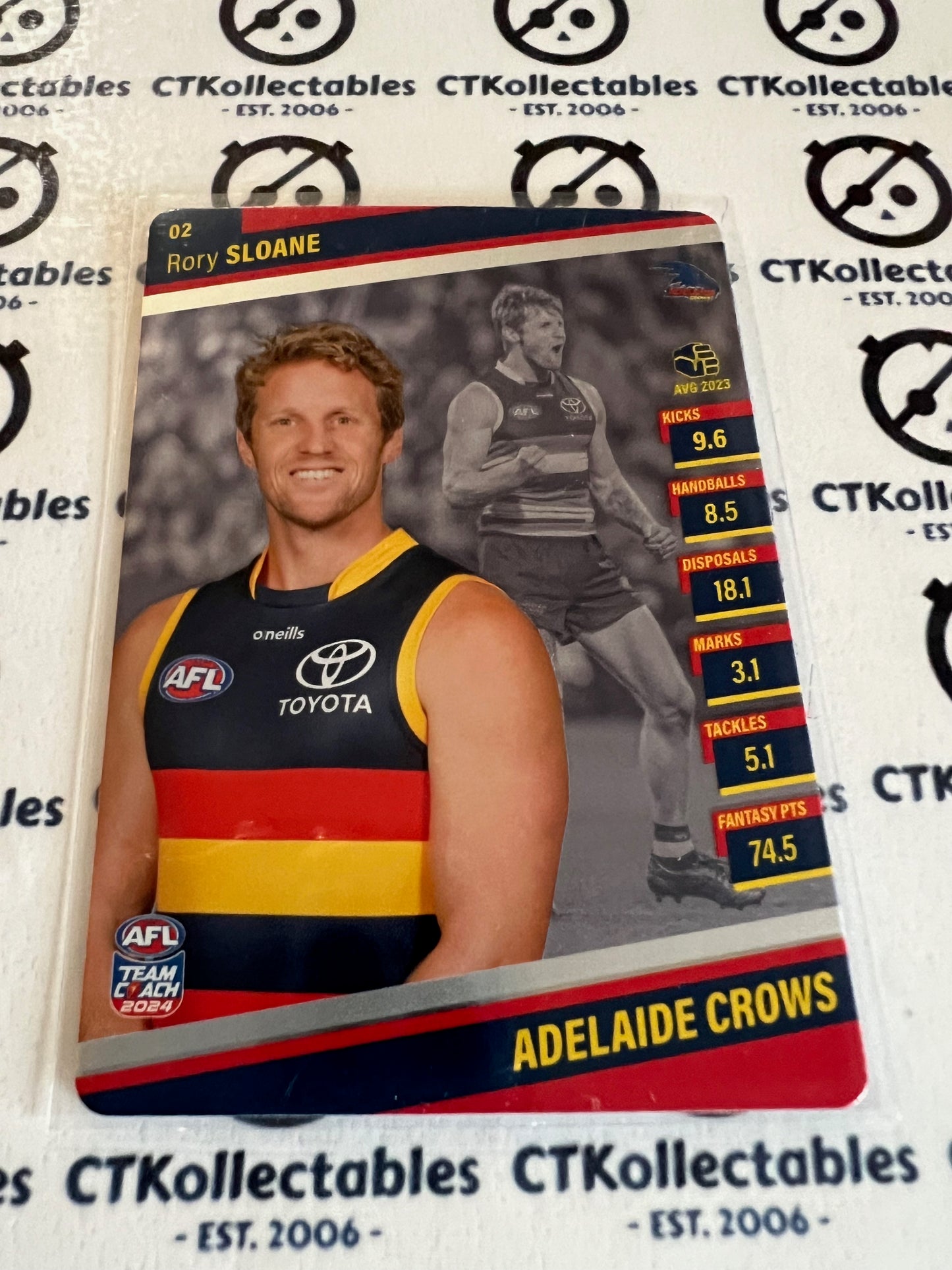 2024 AFL Teamcoach 02 Rory Sloane Adelaide Crows