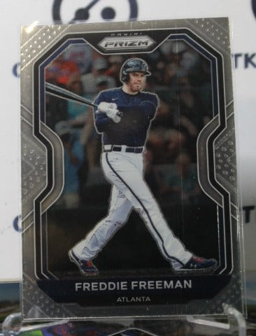 2021 PANINI PRIZM BASEBALL FREDDIE FREEMAN  # 112  ATLANTA BRAVES