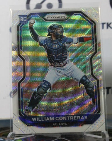 2021 PANINI PRIZM BASEBALL WILLIAM CONTRERAS # 105 ROOKIE PRIZM ATLANTA BRAVES