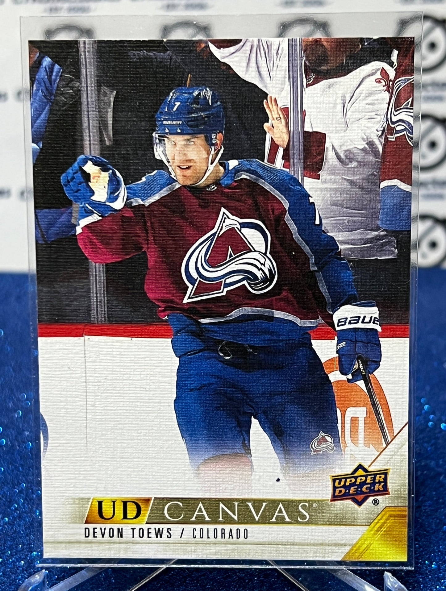 2022-23 UPPER DECK DEVON TOEWS # C24  CANVAS COLORADO AVALANCHE  HOCKEY CARD